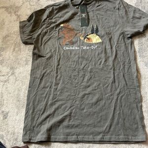 North Oak army green t shirt